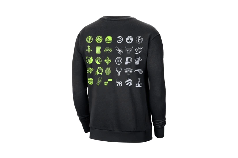 Nike Nba Team 31 Courtside Μπλούζα Με Λαιμόκοψη Ανδρική (DR9124 010)