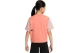 Nike Sportswear Essential Παιδικό Κοντομάνικο T-Shirt Σομόν, Ροζ, Μαύρο