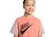 Nike Sportswear Essential Παιδικό Κοντομάνικο T-Shirt Σομόν, Ροζ, Μαύρο