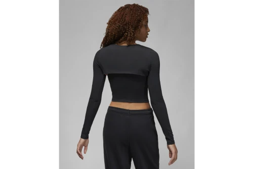 Jordan Dri-Fit 2 In 1 Crop Top Μακρυμάνικο (DV1274 010)
