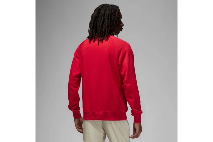 Jordan Dri-FIT Sport Fleece Ανδρική Μακρυμάνικη Μπλούζα Κόκκινη