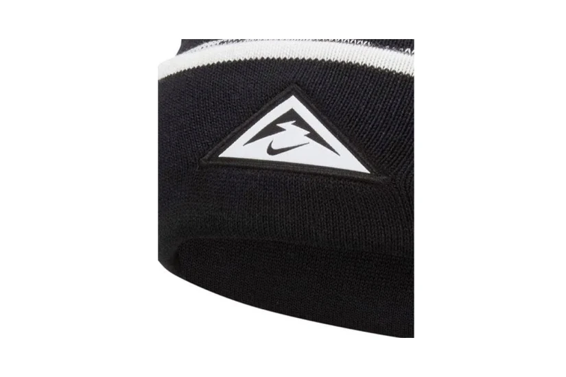 Nike Dri-FIT Trail Χειμερινό Σκουφάκι Μαύρο, Λευκό