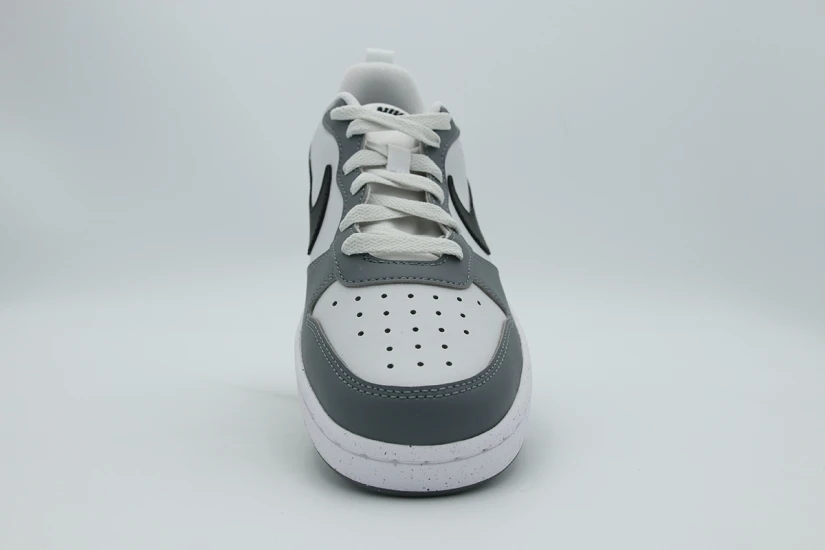 Nike Court Borough Low Recraft Sneakers Λευκά, Γκρι Σκούρο, Μαύρα