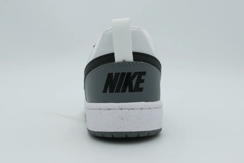 Nike Court Borough Low Recraft Sneakers Λευκά, Γκρι Σκούρο, Μαύρα