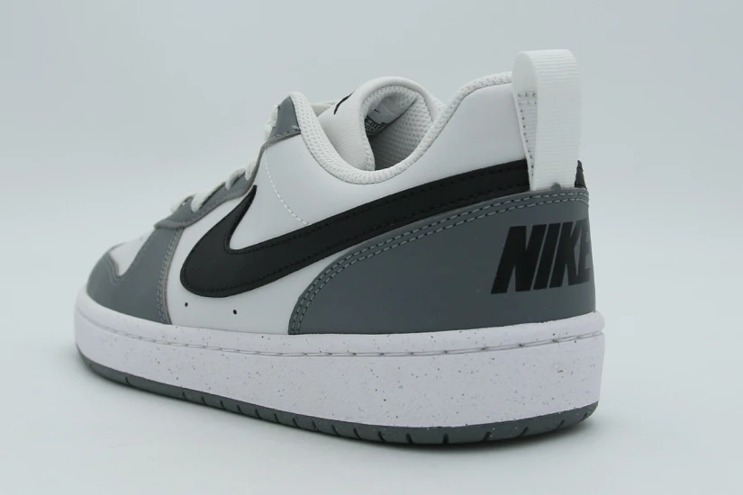 Nike Court Borough Low Recraft Sneakers Λευκά, Γκρι Σκούρο, Μαύρα