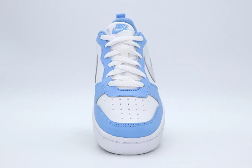 Nike Court Borough Low Recraft Sneakers Λευκά, Γαλάζια, Γκρι Ανοιχτό