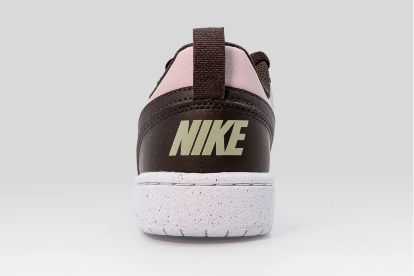 Nike Court Borough Low Recraft Sneakers Γκρι Ανοιχτό, Μαύρα, Λευκά