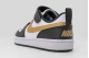 Nike Court Borough Low Recraft Παιδικά Sneakers Λευκά, Μαύρα, Χρυσά