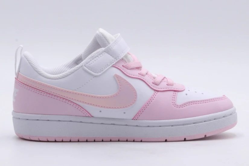 Nike Court Borough Low Recraft Παιδικά Sneakers Λευκά, Ροζ
