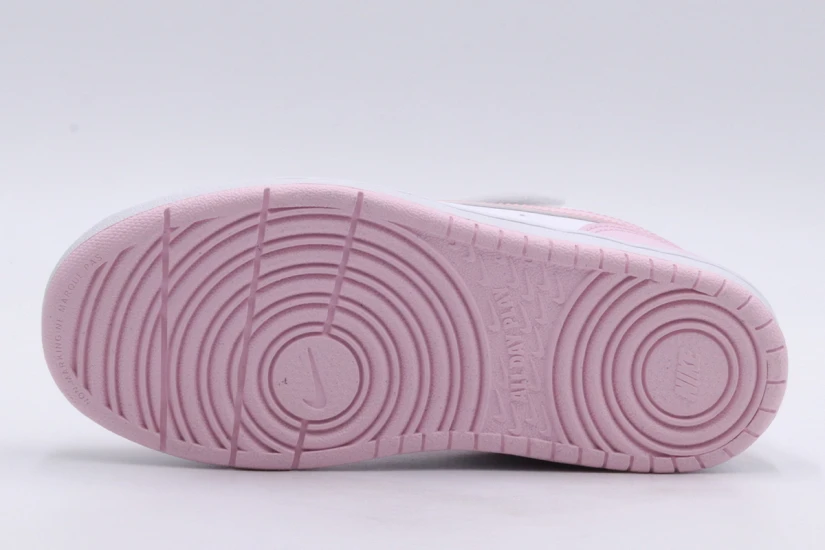 Nike Court Borough Low Recraft Παιδικά Sneakers Λευκά, Ροζ