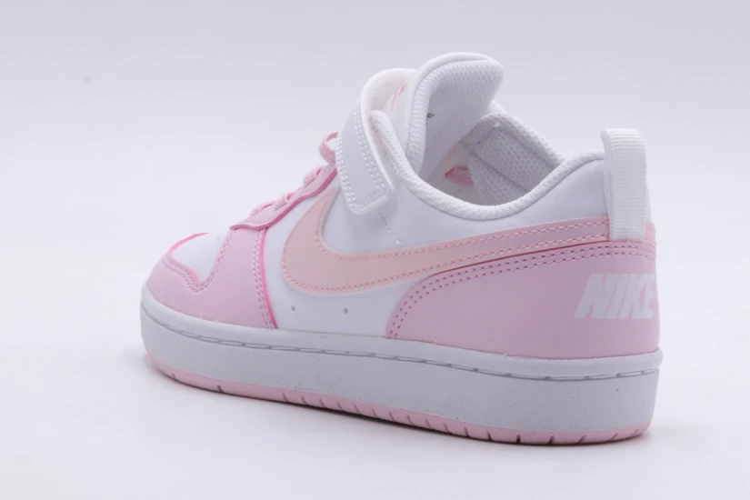 Nike Court Borough Low Recraft Παιδικά Sneakers Λευκά, Ροζ