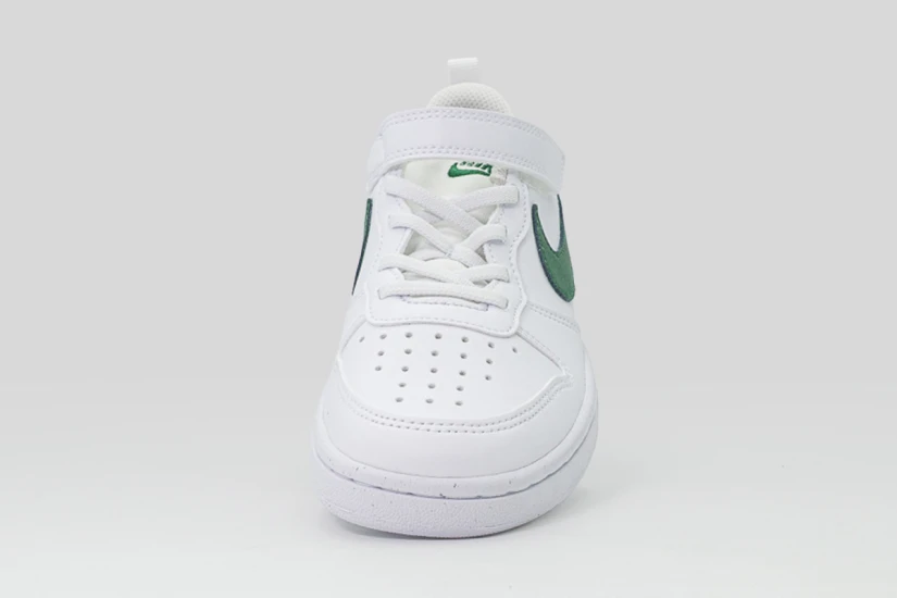 Nike Court Borough Low Recraft Παιδικά Sneakers Λευκά, Κυπαρισσί