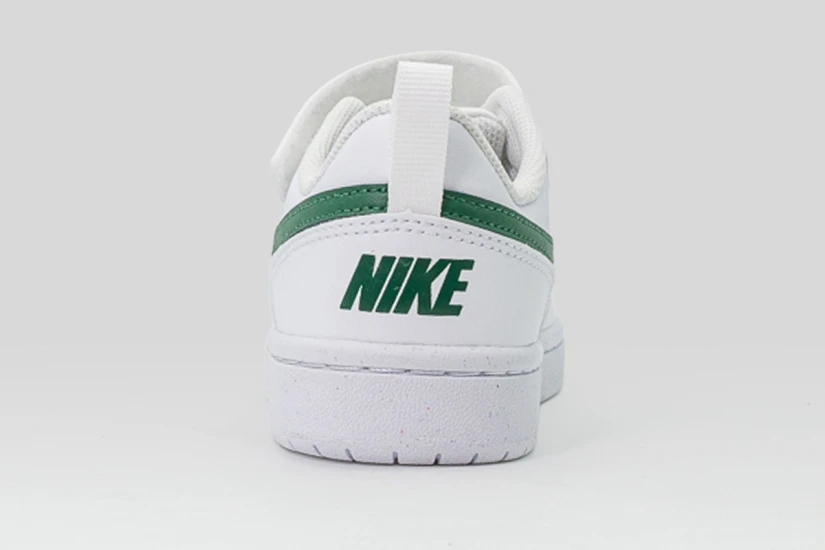 Nike Court Borough Low Recraft Παιδικά Sneakers Λευκά, Κυπαρισσί