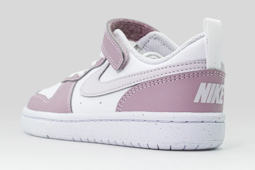 Nike Court Borough Low Recraft Παιδικά Sneakers Λευκά, Λεβάντα