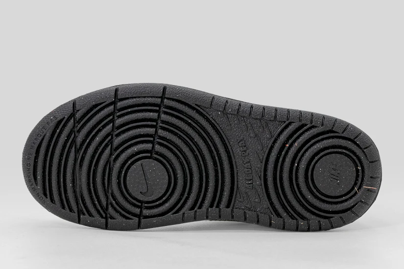 Nike Court Borough Low Recraft Βρεφικά Sneakers Μαύρα, Χρυσά, Λευκά