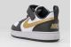 Nike Court Borough Low Recraft Βρεφικά Sneakers Μαύρα, Χρυσά, Λευκά