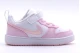Nike Court Borough Low Recraft Βρεφικά Sneakers Λευκά, Ροζ
