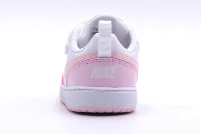Nike Court Borough Low Recraft Βρεφικά Sneakers Λευκά, Ροζ