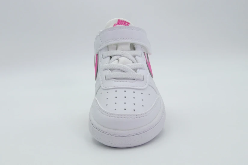 Nike Court Borough Low Recraft Βρεφικά Sneakers Λευκά, Φούξια