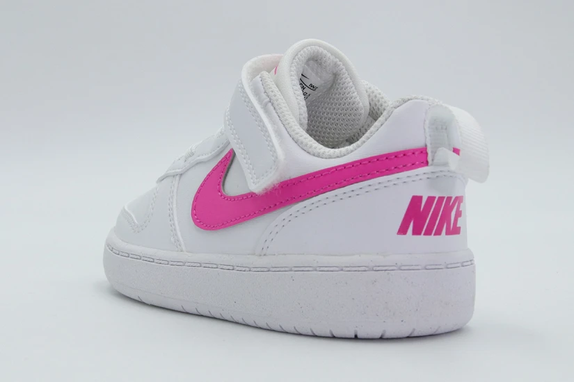 Nike Court Borough Low Recraft Βρεφικά Sneakers Λευκά, Φούξια
