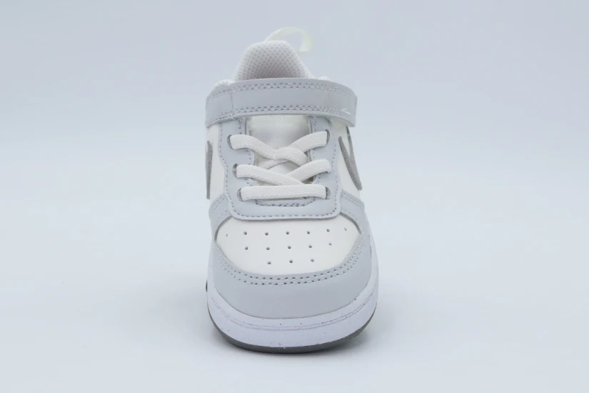 Nike Court Borough Low Recraft Βρεφικά Sneakers Γκρι Ανοιχτό, Λευκά