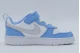 Nike Court Borough Low Recraft Βρεφικά Sneakers Γαλάζια, Λευκά