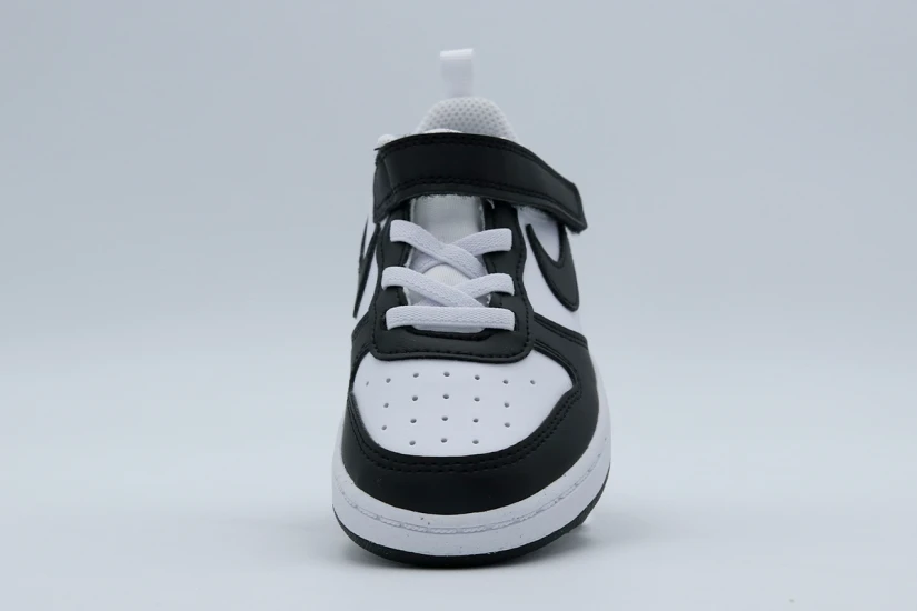 Nike Court Borough Low Recraft Βρεφικά Sneakers Μαύρα, Λευκά