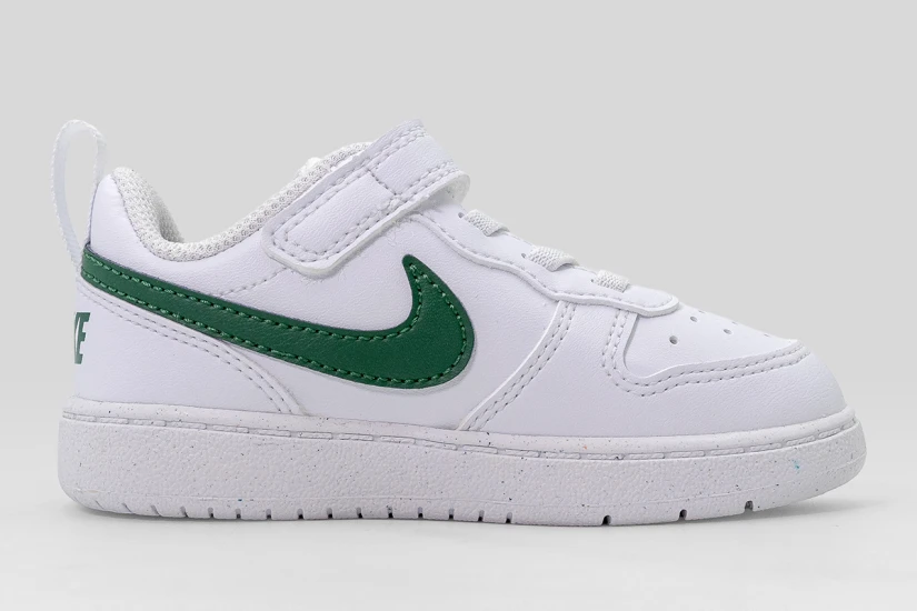Nike Court Borough Low Recraft Βρεφικά Sneakers Λευκά, Πράσινα