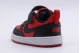 Nike Court Borough Low Recraft Βρεφικά Sneakers Κόκκινα, Μαύρα