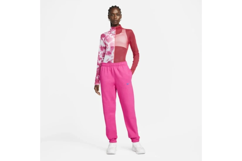 Nike Γυναικείο Παντελόνι Φόρμας Φούξια
