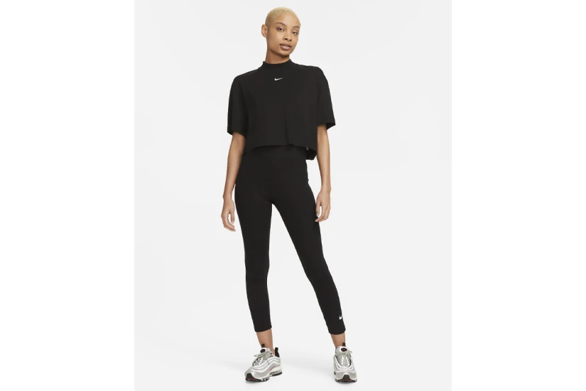 Nike Sportswear Classics High-Waisted Γυναικείο Κολάν Μακρύ Μαύρο
