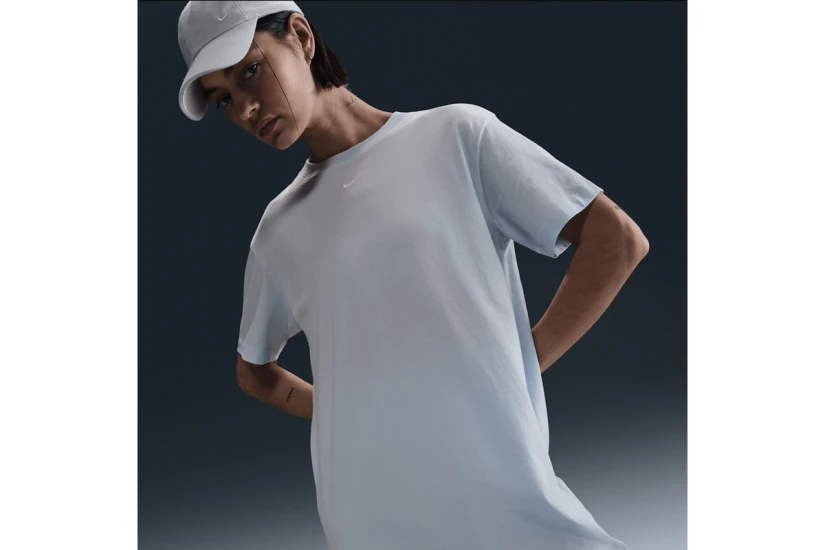 Nike Sportswear Chill Knit Γυναικείο Mini Φόρεμα Σιέλ