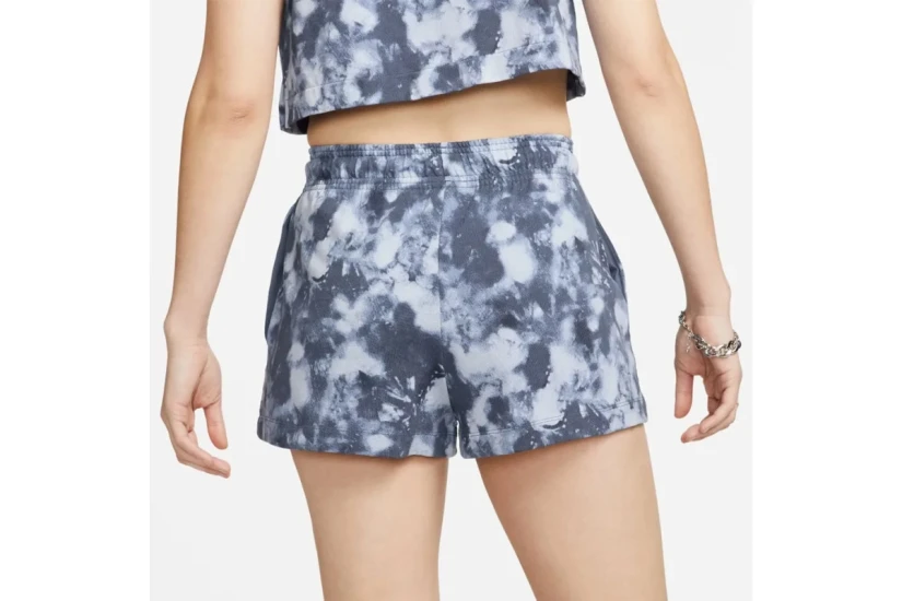 Nike Sportswear Γυναικείο Αθλητικό Σορτς Γκρι, Λευκό