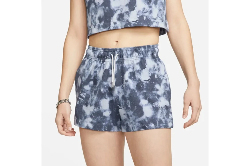 Nike Sportswear Γυναικείο Αθλητικό Σορτς Γκρι, Λευκό