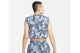 Nike Sportswear Γυναικείο Αμάνικο Crop Top Γκρι, Λευκό