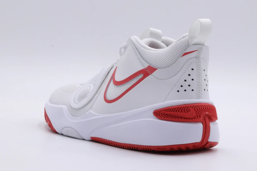 Nike Team Hustle D 11 Παιδικά Μπασκετικά Παπούτσια Λευκά, Κόκκινα