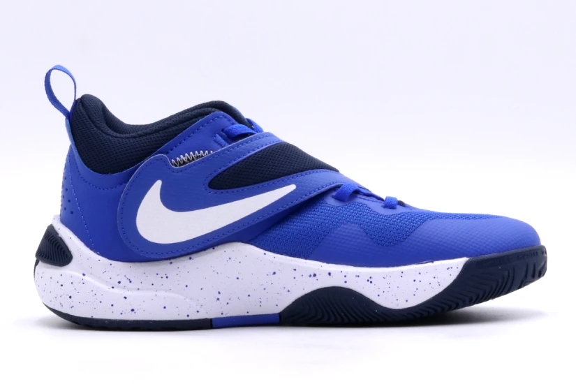 Nike Team Hustle 11 D Παιδικά Μπασκετικά Παπούτσια Ρουά, Λευκά