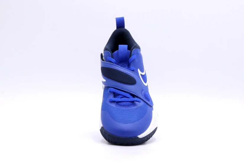 Nike Team Hustle 11 D Παιδικά Μπασκετικά Παπούτσια Ρουά, Λευκά