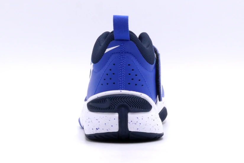 Nike Team Hustle 11 D Παιδικά Μπασκετικά Παπούτσια Ρουά, Λευκά