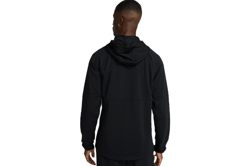 Nike Dri-FIT Ανδρικό Φούτερ με Κουκούλα Μαύρο