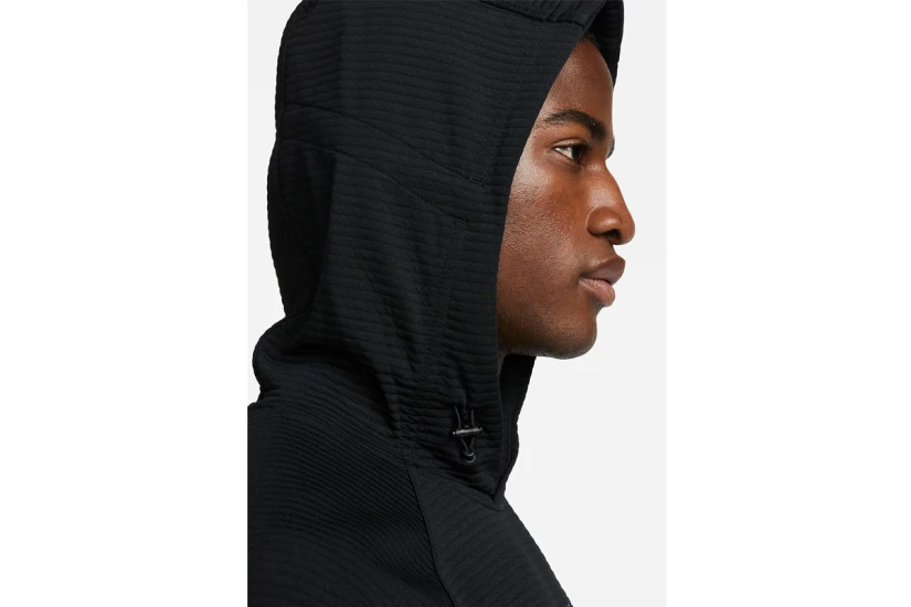 Nike Dri-FIT Ανδρικό Φούτερ με Κουκούλα Μαύρο