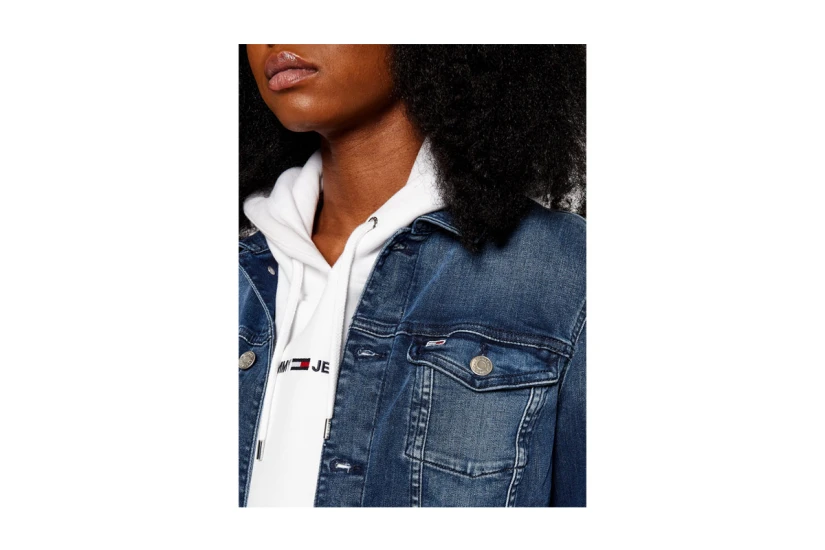 Tommy Jeans Vivanne Slim Trucker Γυναικείο Μπουφάν Τζιν 