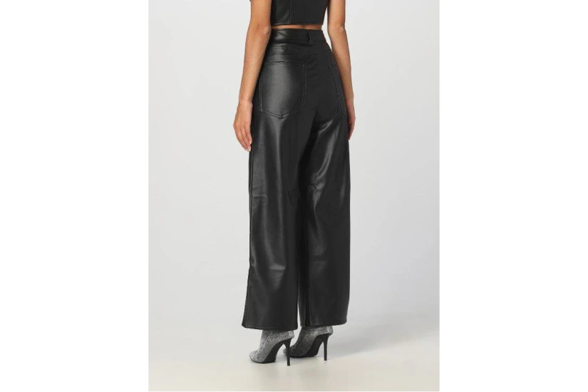 Tommy Jeans Tjw Daisy Lr Baggy Pleather Pant Παντελόνι Casual (DW0DW16385 BDS)