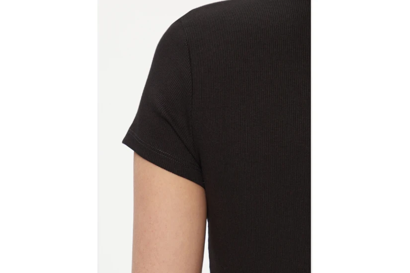 Tommy Jeans Slim Essential Rib Γυναικείο Κοντομάνικο T-Shirt