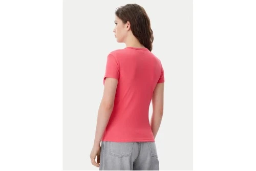 Tommy Jeans Essential Rib Slim Fit T-Shirt Γυναικείο (DW0DW17383 XI2)
