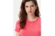 Tommy Jeans Slim Essential Rib Γυναικείο Κοντομάνικο T-Shirt Ροζ