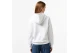 Tommy Jeans Drawcord Logo Boxy Γυναικείο Φούτερ Με Κουκούλα Λευκό