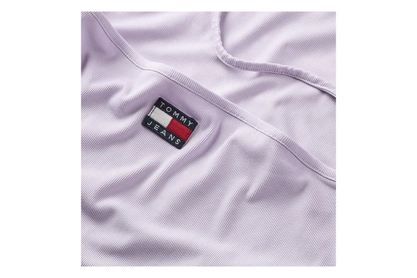 Tommy Jeans Slim Rib Badge Strap Ss Ext (DW0DW17896 W06)