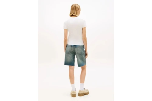 Tommy Jeans Slim Linear T-Shirt Γυναικείο (DW0DW18398 YBL)