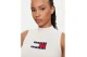 Tommy Jeans Γυναικεία Αμάνικη Μπλούζα Λευκή